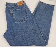 Levis 550 Mens 40x32 Blue Jean's Medium Wash 100 Cotton