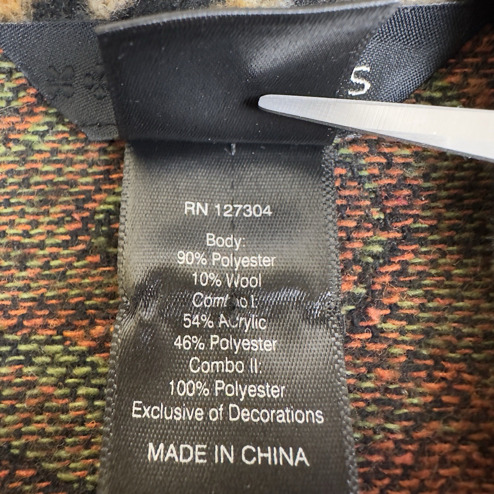 Ali Miles Patchwork Knit Jacket PS Boho Animal Pr… - image 17