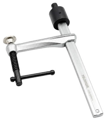 Schweißtisch-Schraubzwinge pro 120 x 150 mm / System 16 / Knebelgriff WELDINGER