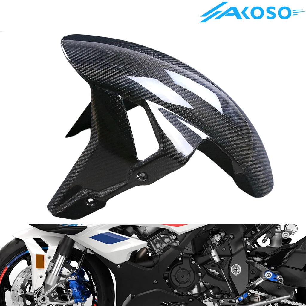s1000rr フロントフェンダー Alpha Racing - Alpha Racing Carbon Fiber Aero Front Fender For BMW