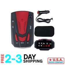 Advanced Laser Radar Detector with 16 Bands & LED Display - Safe Driving Aid