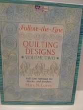 Follow-the-Line Quilting Designs, Vol. 2: Full-Size Patterns for Blocks and ...