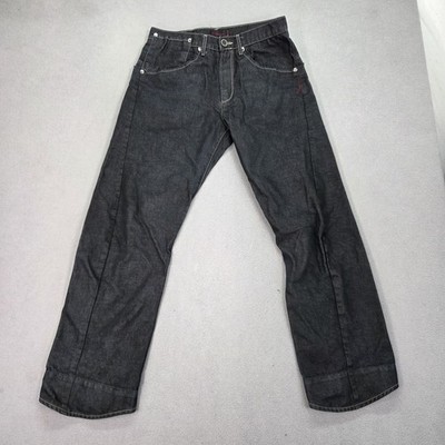 Levis Engineered Jeans Mens Black Twisted Seam Fits 29x28 | eBay