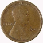 1914 S Lincoln Wheat Cent G Good Penny 1c Coin Collectible SKU:I25863
