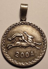 GREECE,GREEK ILIAS LALAOUNIS STERLING SILVER JEWELRY - GOOD LUCK PENDANT 2004!!!