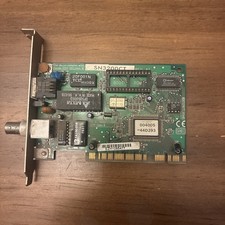 Vintage 32-bit PCI Combo Network Interface Card NIC Featuring Both An RJ-45 RJ