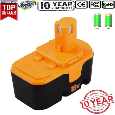 NEW For Ryobi 18V P100 PLUS 4800mAh 18 Volt NI-MH Battery P101 13022 ABP18