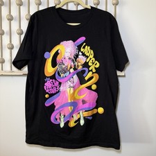 Vintage Cyndi Lauper Farewell Tour T-shirt Short Sleeve Large Colorful Graphic