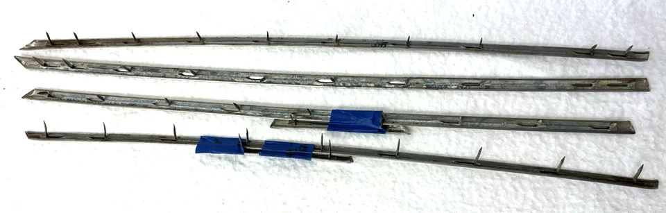 57 JUEGO DE MOLDURAS DE PUERTA INTERIOR FORD FAIRLANE 4 PUERTAS, DELANTERA/TRASERA, LADO DEL PASAJERO/CONDUCTOR! Foto 3 de 4