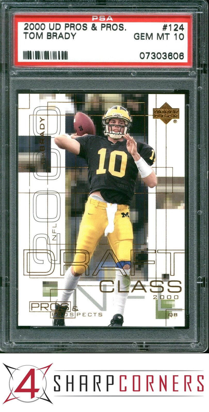 Tom Brady Upper Deck Pros & Prospects #124 Base
