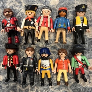 Lot of 10 Playmobil Figures