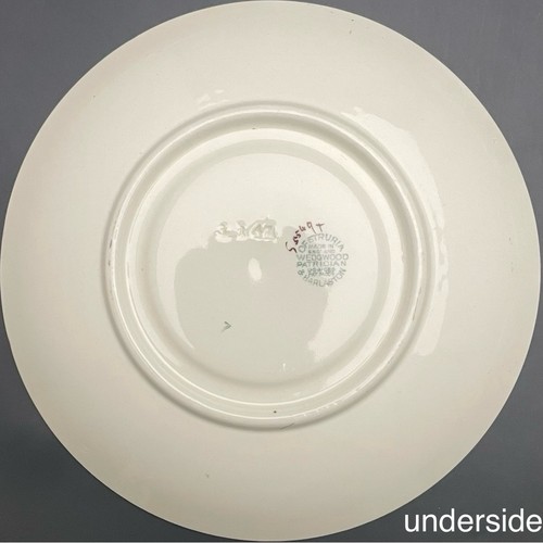 Wedgwood of Etruria Goldrand Patrizier 8 Stück Suppentassen & Untertassen um 1930 England - Bild 18 von 18