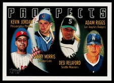 1996 Topps #426 Kevin Jordan / Bobby Morris / Desi Relaford / Adam Riggs PROS