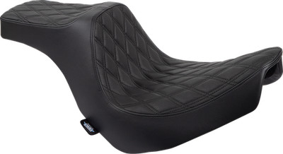 Drag Specialties Predator III Sitz Double Diamond - Schwarz Naht #0802-1491