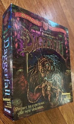 Elder Scrolls Chapter 2 Daggerfall Big Box  PC With 1990s Receipt