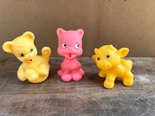 VINTAGE PIEP FIGUR/PINCH POP QUIETSCHFIGUR PUPPE, 3 ST&Uuml;CK, COOL, SELTEN