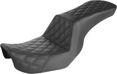 Harley Davidson Dyna FXD Saddlemen Seat Black Lattice Stitch 2006-17 806-04-195