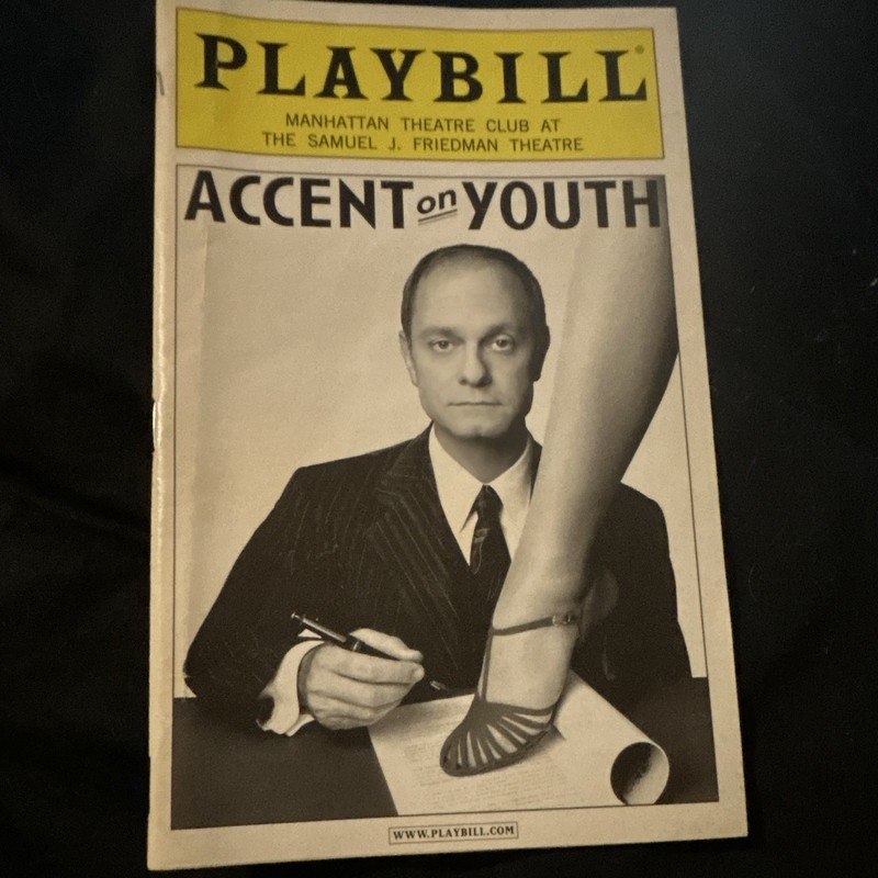 Accent on Youth Broadway Playbill (Jun 2009) - David Hyde Pierce