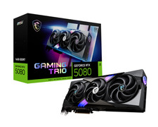 MSI RTX 5080 16G GAMING TRIO OC GDDR7 PCI E Gen 5 x16 video card 30 Gbps RGB