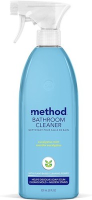 Method Bathroom Cleaner, Removes Mold + Mildew Stains, Eucalyptus Mint, 28 Fl Oz