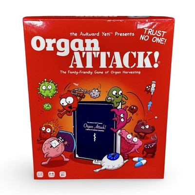 Organ Attack Card Game Awkward Yeti Complete Open Box Party Game Adult Fun