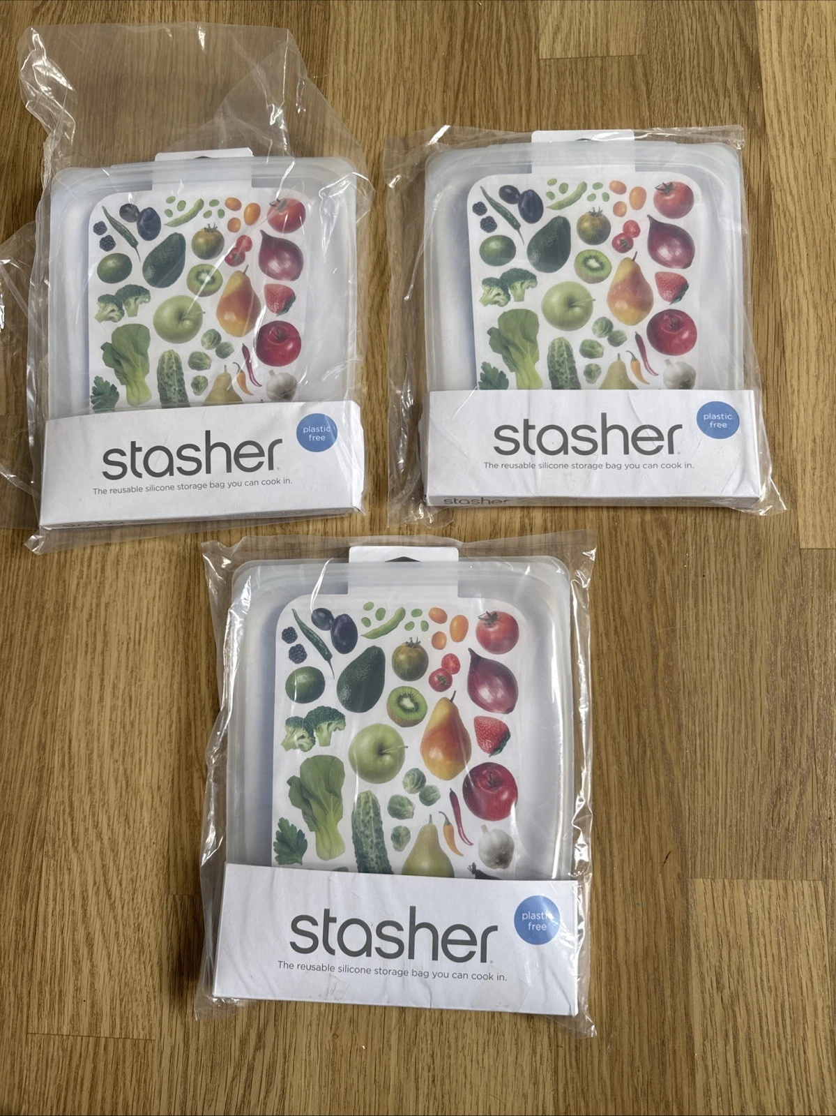 3 X Stasher Half Gallon Reusable Sandwich Bag
Opens in a new window or tab