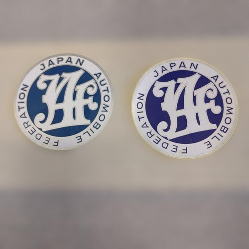 Jaf Sticker JAF Sticker Set of 2 9cm Vintage Car Decals Collectible Used | eBay