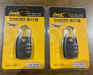 Jasit Travellock 400-808-2468 TSA Accepted Travel Locks Set Of 2 Suitcase Lock 