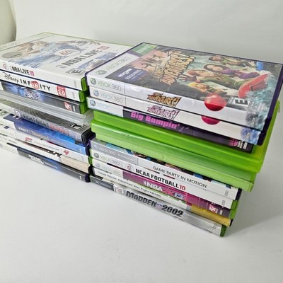 Microsoft Xbox & Xbox 23 Game Lot. All W Cases Good Condition Variety You Pick