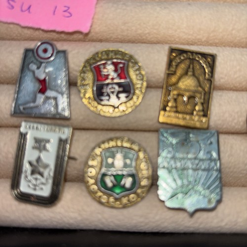 Lotto sovietici URSS club atletico militare socialismo pacchetto spille distintivi 6 spille SU13 - Foto 5 di 8
