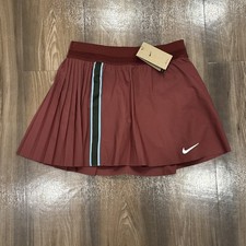 Nike Court Slam Dri-Fit Dark Team Red Tennis Skirt FZ6766-619 Women Size M