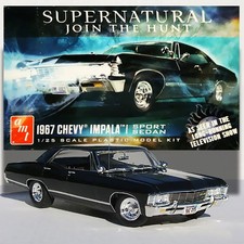 Amt 1453 125 1967 Chevy Impala Sport Sedan Supernatural Precision Model Kit