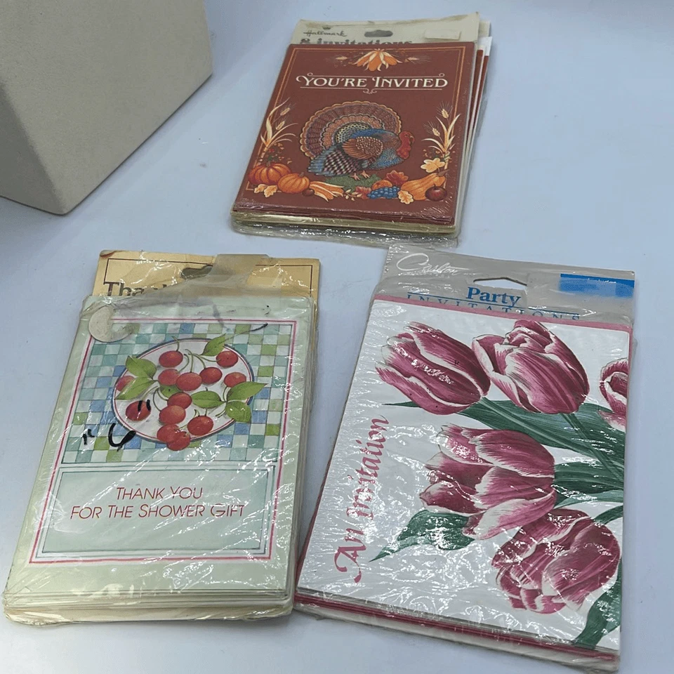 Vintage Invitations and thank you cards - Image 2 of 4