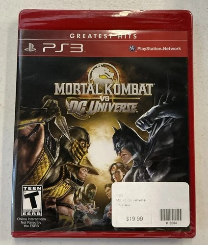 Mortal Kombat vs DC Universe Greatest Hits PS3 PlayStation 3 Brand New Sealed