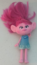 Trolls World Tour Stylin  Poppy DreamWorks Doll 2019 Toy Figure w/ Blue Dress
