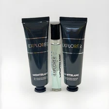Mont Blanc Explorer 3pc Mini Discovery Kit For Men New In Box 