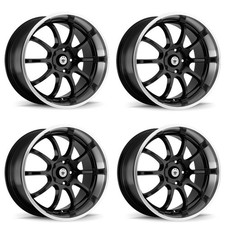 Set 4 16 Konig 26mb Lightning 16x7 Wheels 5x100 5x4.5 40mm Rims