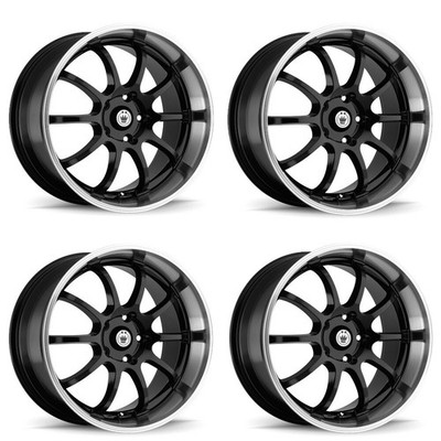 Set 4 16'' Konig 26MB Lightning 16x7 Wheels 5x100 5x4.5 40mm Rims