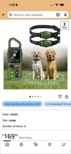 Wireless Dog Fence - Portable Electric Dog Fence with Remote Training