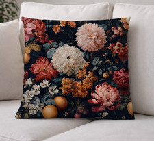 Blütenrausch Kissenbezug 45 floral Zitrone Dalie Küche Geschenk wie Essenza Deko