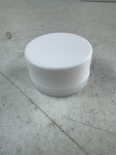 5PC Tamper Resistant Glass Concentrate Jar w/ Cap White, 9ml, 32mm