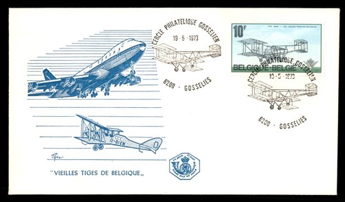 Mayfairstamps Belgium FDC Airplane Vieilles Tiges de Belgique First Day Cover aa