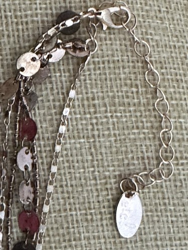 Beautiful 23” Gold Tone Multi Strand Multi Pendant Chain Necklace By ETC - Picture 15 of 17