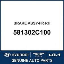 2001-2006 Hyundai Tiburon Brake Assembly-front Oem New 581302c100 2001-2006 Hyundai Tiburon Brake Assembly-front Oem New 581302c100
