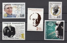 Türkei 2015,2019,2022-Turkey- Persönlichkeiten/Sahsiyetler,  ** MNH Postfrisch