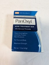 PanOxyl Acne Treatment 1.5oz Bar 10 Benzoyl Peroxide Exp. 2/26 Sealed