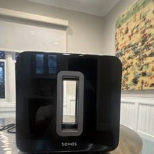 Sonos Sub Rectangular Wireless Subwoofer Black