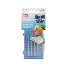 Prym 124550 Sticknadel-Sortiment ST 18-22 / Je 8 Nd. mit/ohne Spitze +Einf&auml;dler