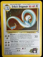 Pokémon TCG Erika's Dragonair Gym Heroes 4 Holo Rare LP/NM WOTC Vintage Swirl 🌀 on eBay