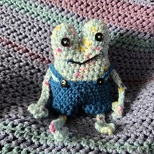 Frog Friend Crochet Plushie